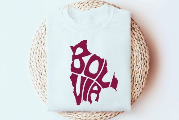 Bolivia Lettering in Map Graphics