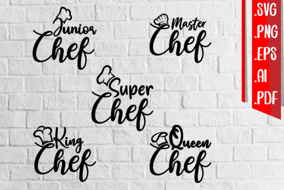 Chef Pack Svg Eps Ai Png Pdf
