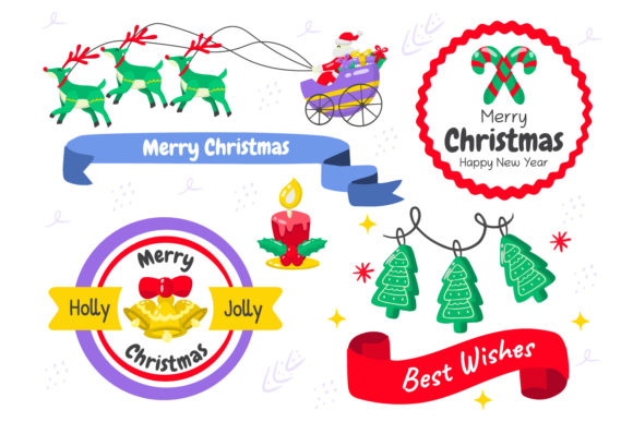 Christmas Elements Vol.10 Graphics and Illustrations