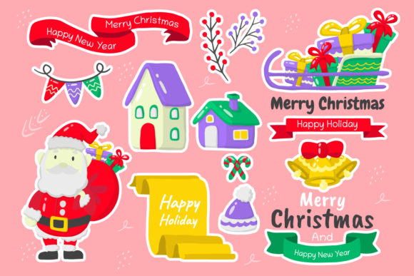 Christmas Elements Vol.3 Graphics and Illustrations