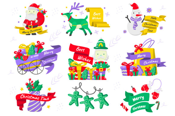 Christmas Elements Vol.8: Graphics and Illustrations for Seasonal Design