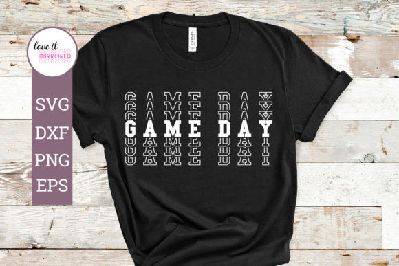 Game Day Mirror Word Graphics for Crafts & Blogs