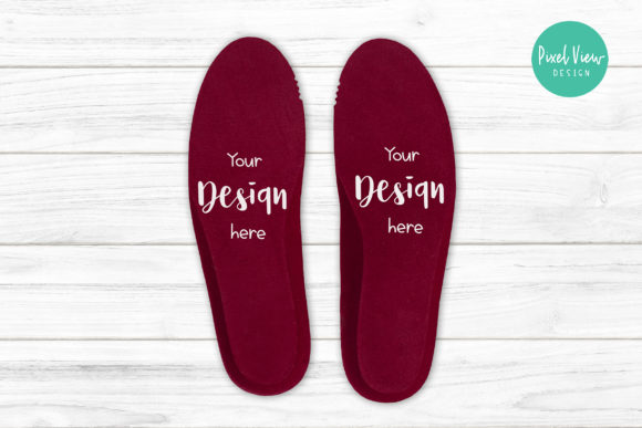 Insole Mockup: Graphics for Apparel Mockups