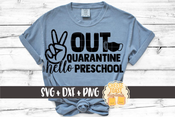 Peace out Quarantine Hello Preschool Graphics and Crafts