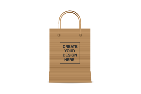 Realistic Shopping Bag Design for Graphics and Bags Amp