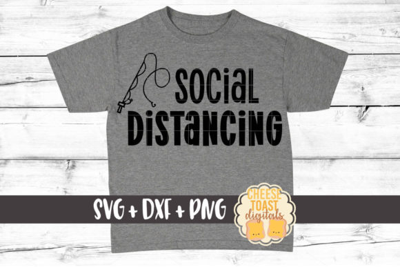 Social Distancing - Fishing Graphics and Crafts