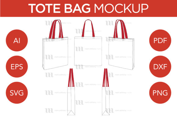 Tote Bag - Mockup and Template