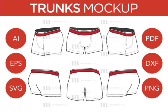 Trunks - Mockup Template Graphics