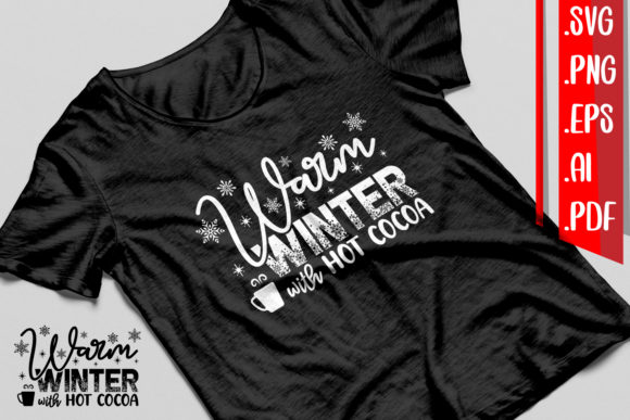 Warm Winter with Hot Cocoa Graphics